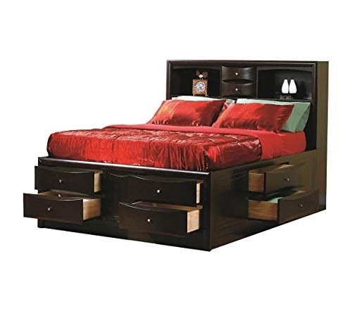 Bed With Storage Underneath Visualhunt, Jeterson King Upholstered Storage Platform Bed