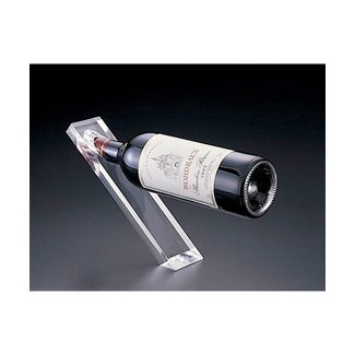 Counter Balanced Acrylic Single Wine Bottle Holder