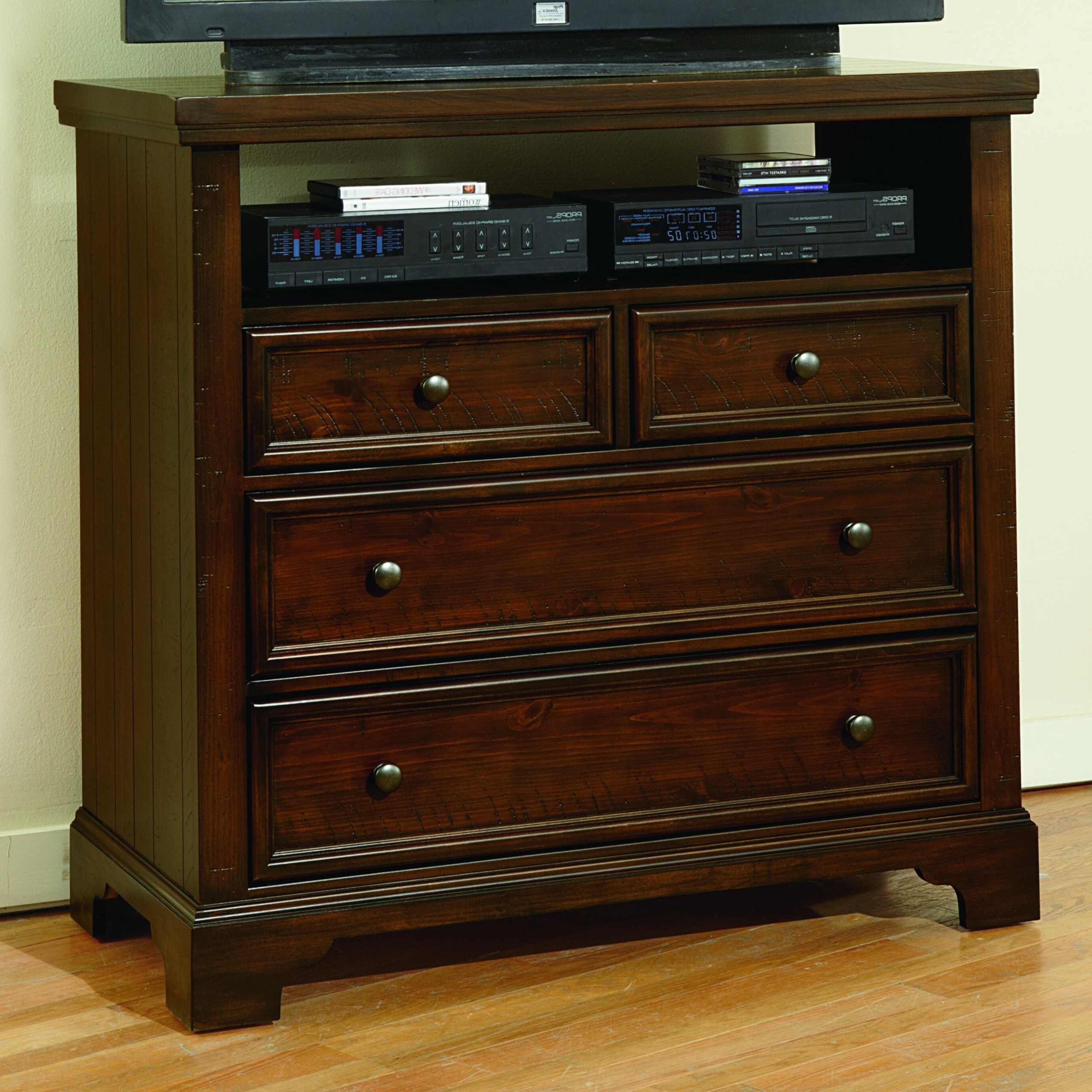 Courtney 4 Drawer Media Chest