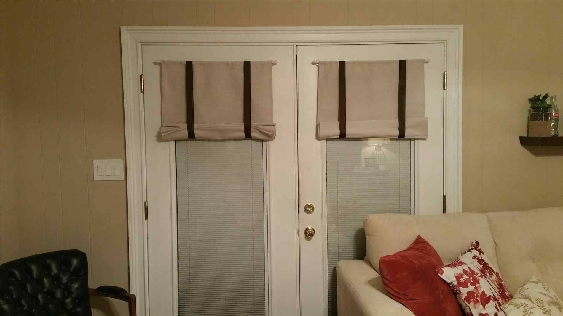 Custom Roman Shades For French Doors. French Door Window ...
