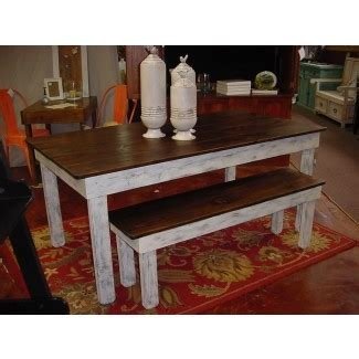 CUSTOM SQUARE FARMHOUSE FARM TABLE w/ MATCHING BENCHES ...