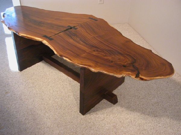 Custom Wood Slab Coffee Tables | Dumond's Custom Furniture