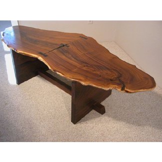 Custom Wood Slab Coffee Tables | Dumond's Custom Furniture