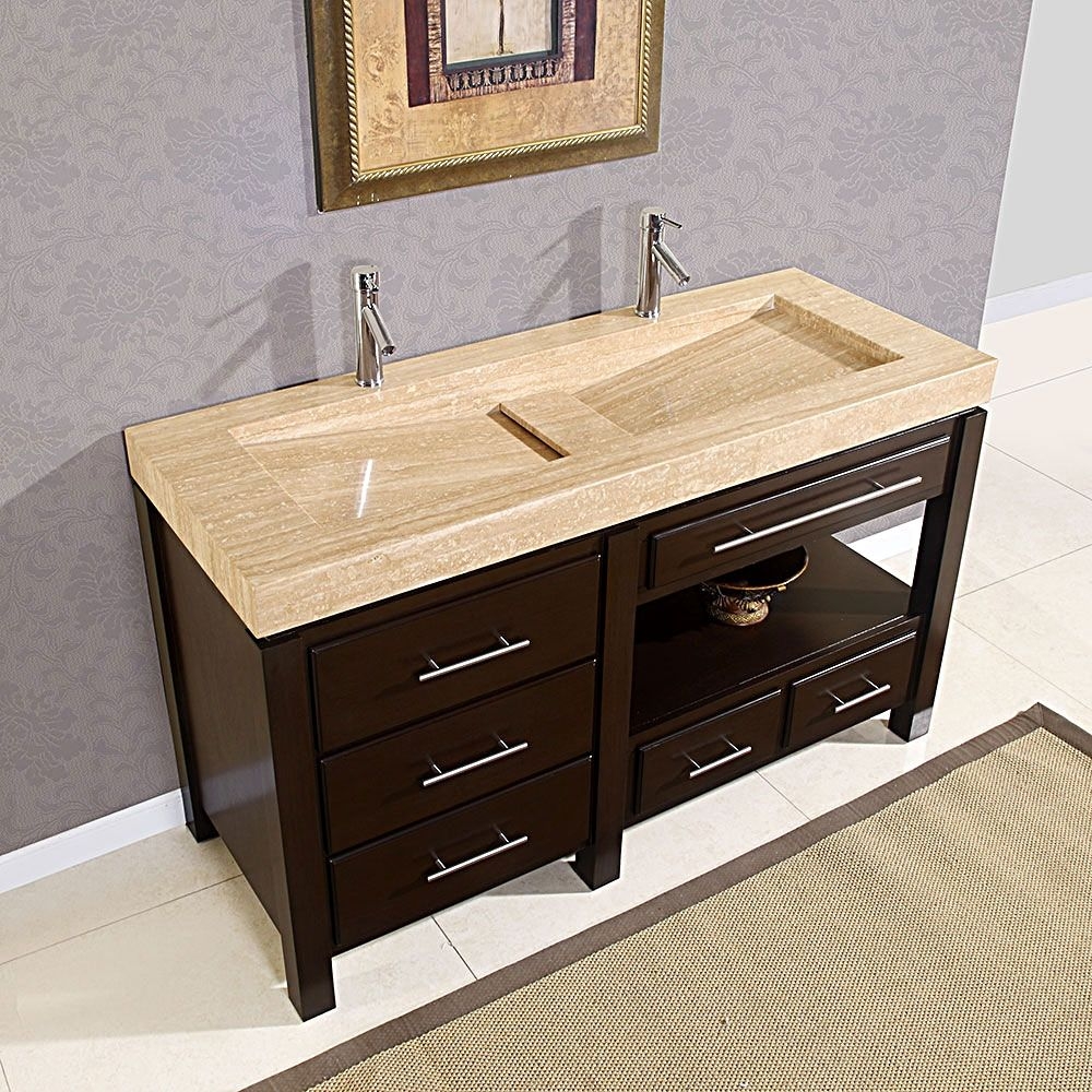 Small Double Bathroom Sink Visualhunt, Smallest Double Vanity
