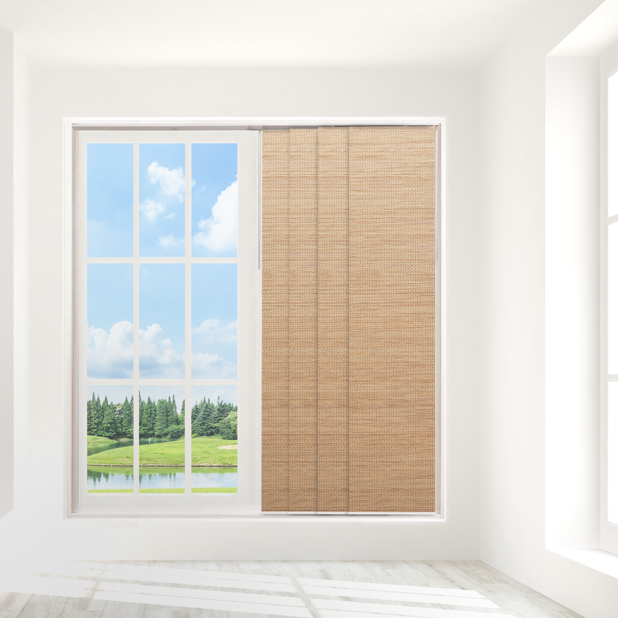 Deluxe Adjustable Sliding Room Darkening Vertical Blind