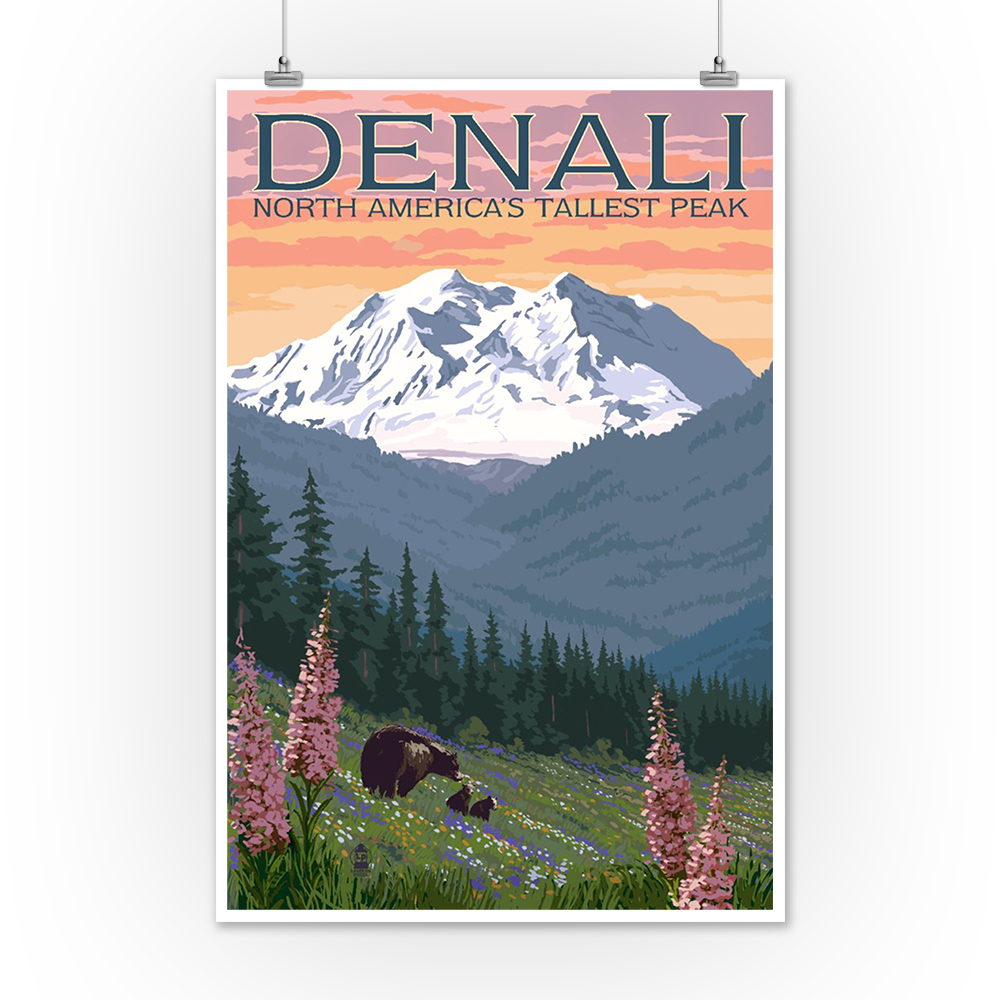 Denali National Park, Alaska - Bears and Spring Flowers