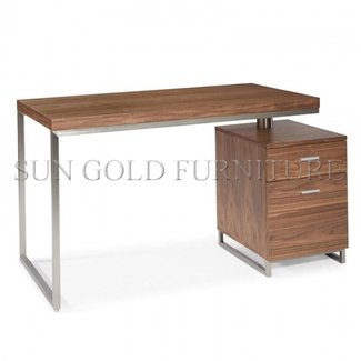 Derby Small Desk with File Drawers | Modern Digs