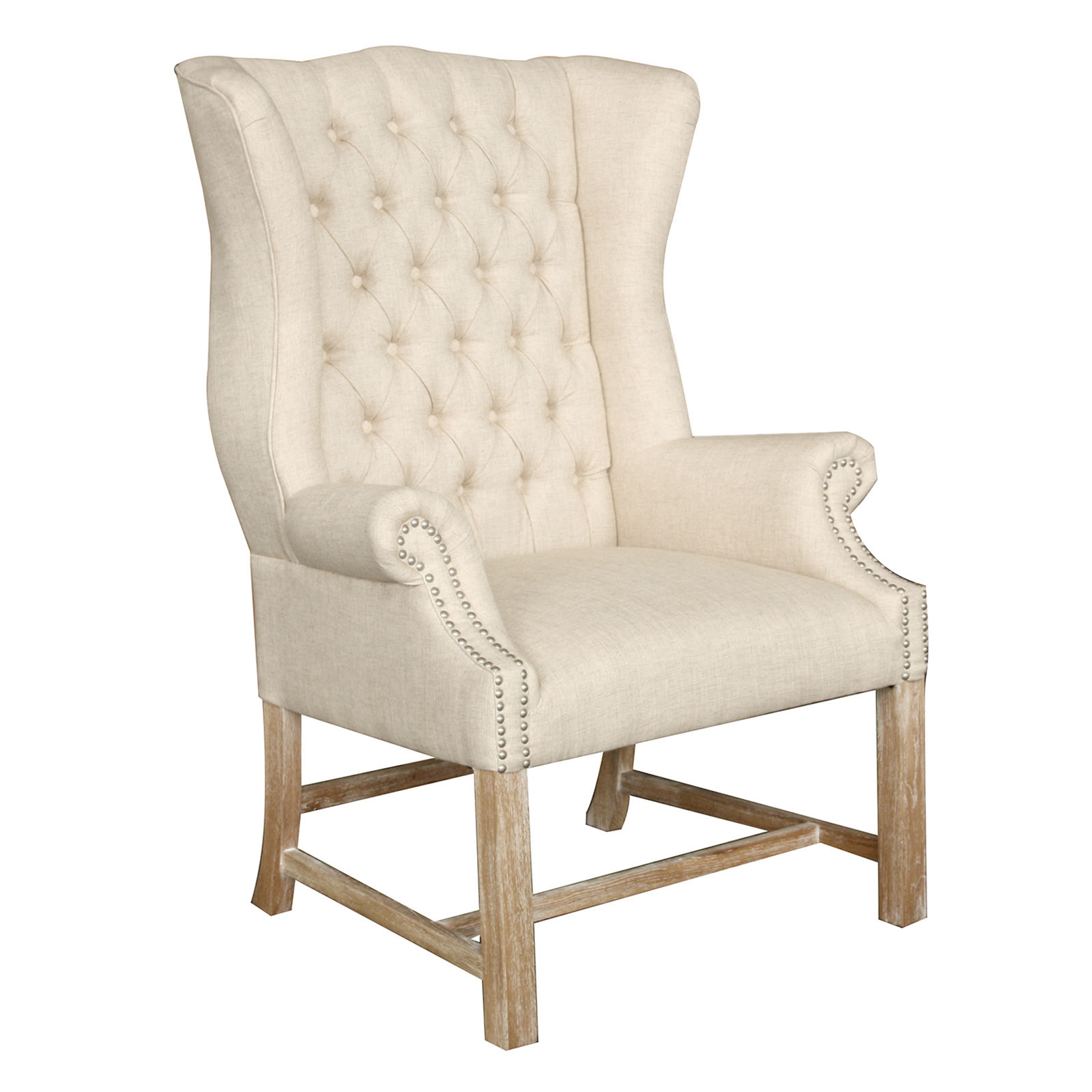 Dining Room: Grey Wingback Chair | Patterned Living Room ...