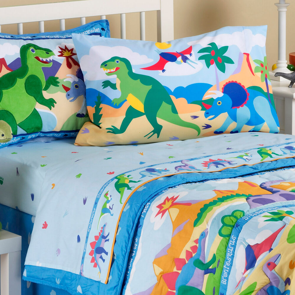Dinosaur Bedding Toddler Sheet Set Kids Nursery Boys Girls ...