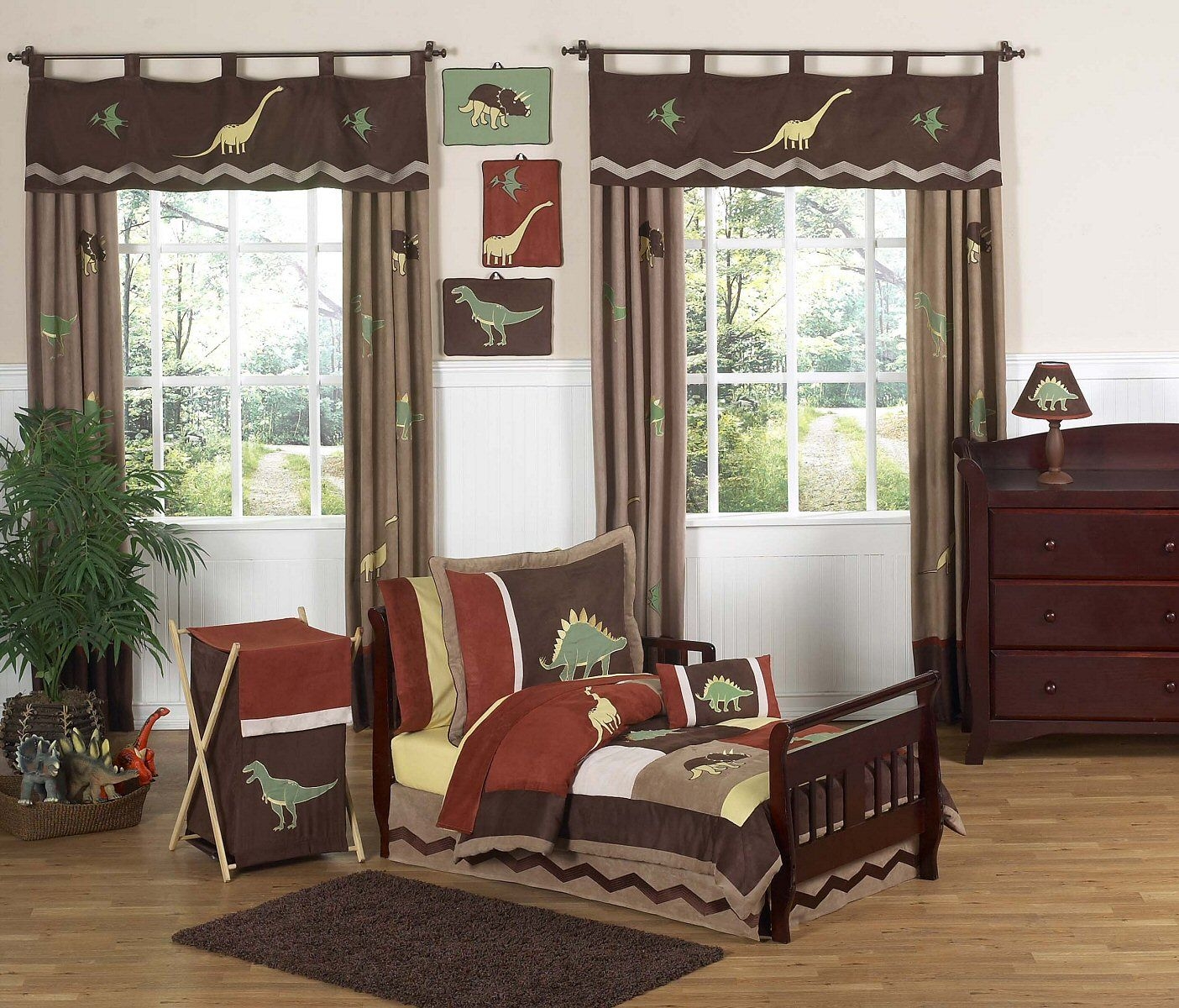 Dinosaur Land 5 Piece Toddler Bedding Set