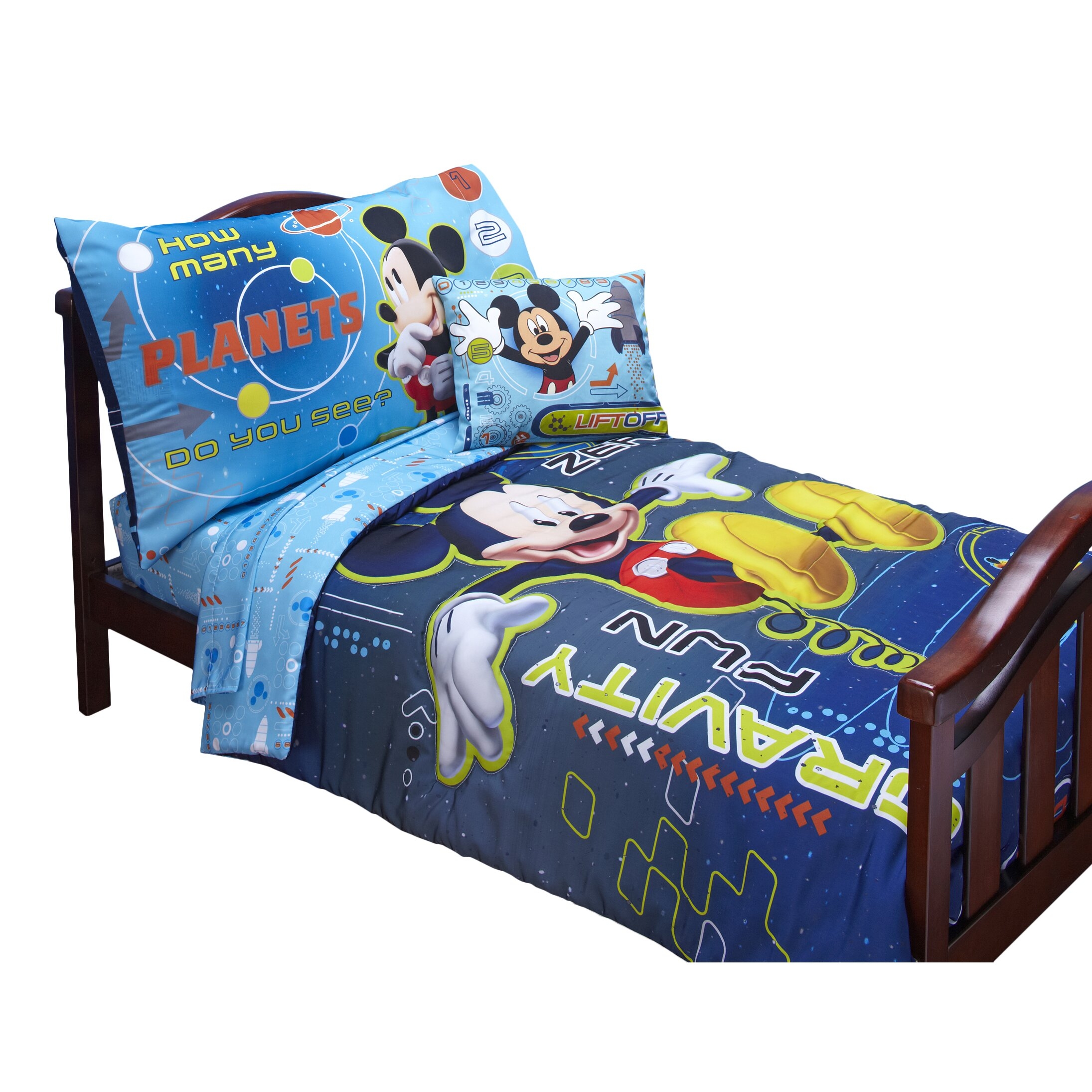 Mickey And The Roadster Racers Disney 4 Piece Toddler Bedding Set 