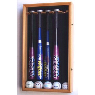 Display Cases - Baseball Bat - 5 T-ball Bats, Baseball
