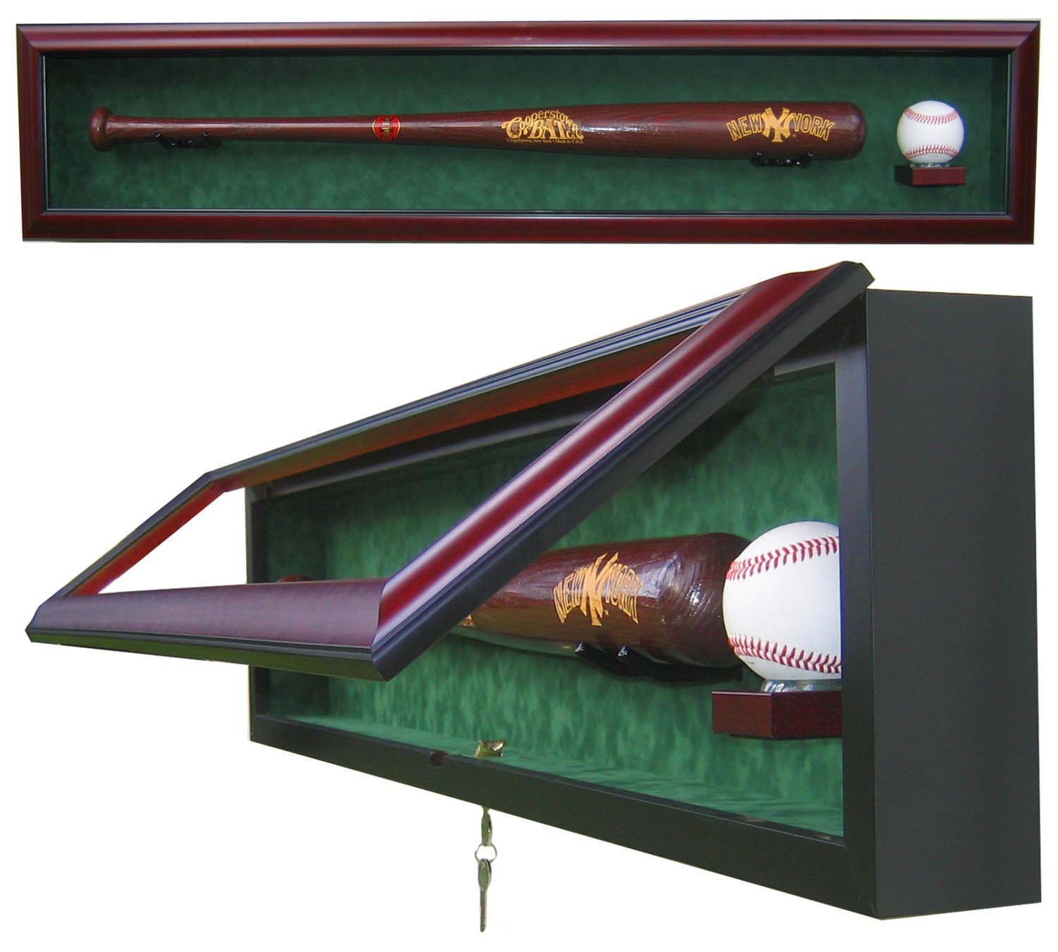 Display Cases - Baseball Bat - Single Ball Premium ...