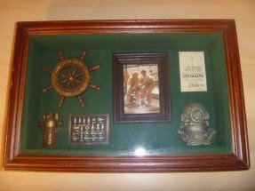 Diver Divemaster Ship Smuggling Display Case Shadow Box ...