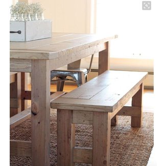 DIY Farmhouse Bench - Love Grows Wild