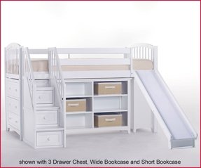 Low Bunk Bed With Stairs Visualhunt, Short Bunk Beds With Stairs
