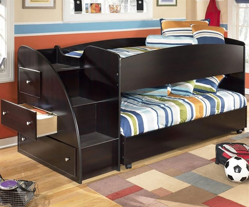 Low Bunk Bed With Stairs Visualhunt, Small Bunk Beds With Stairs