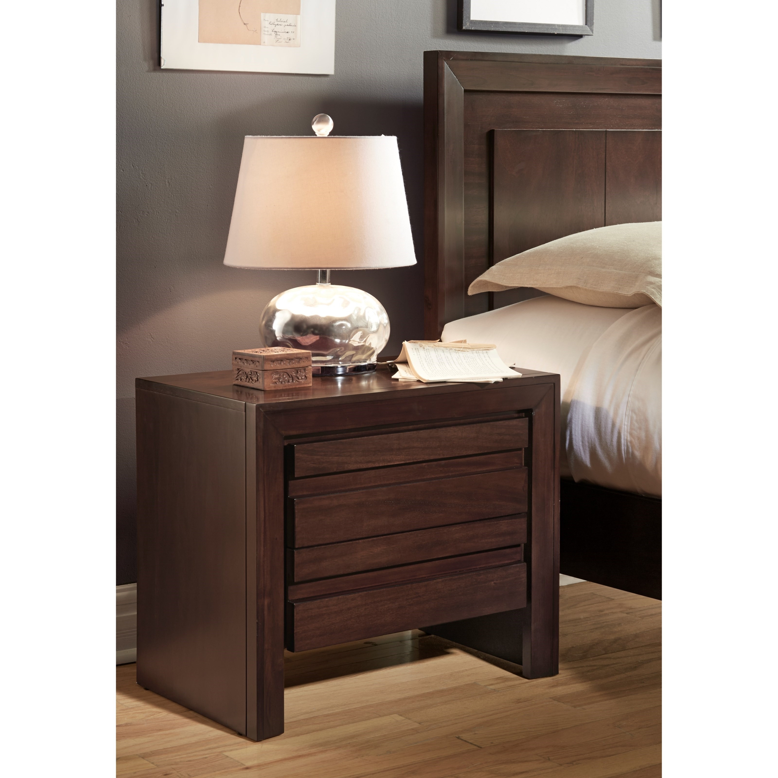 Element Nightstand with Charging Station