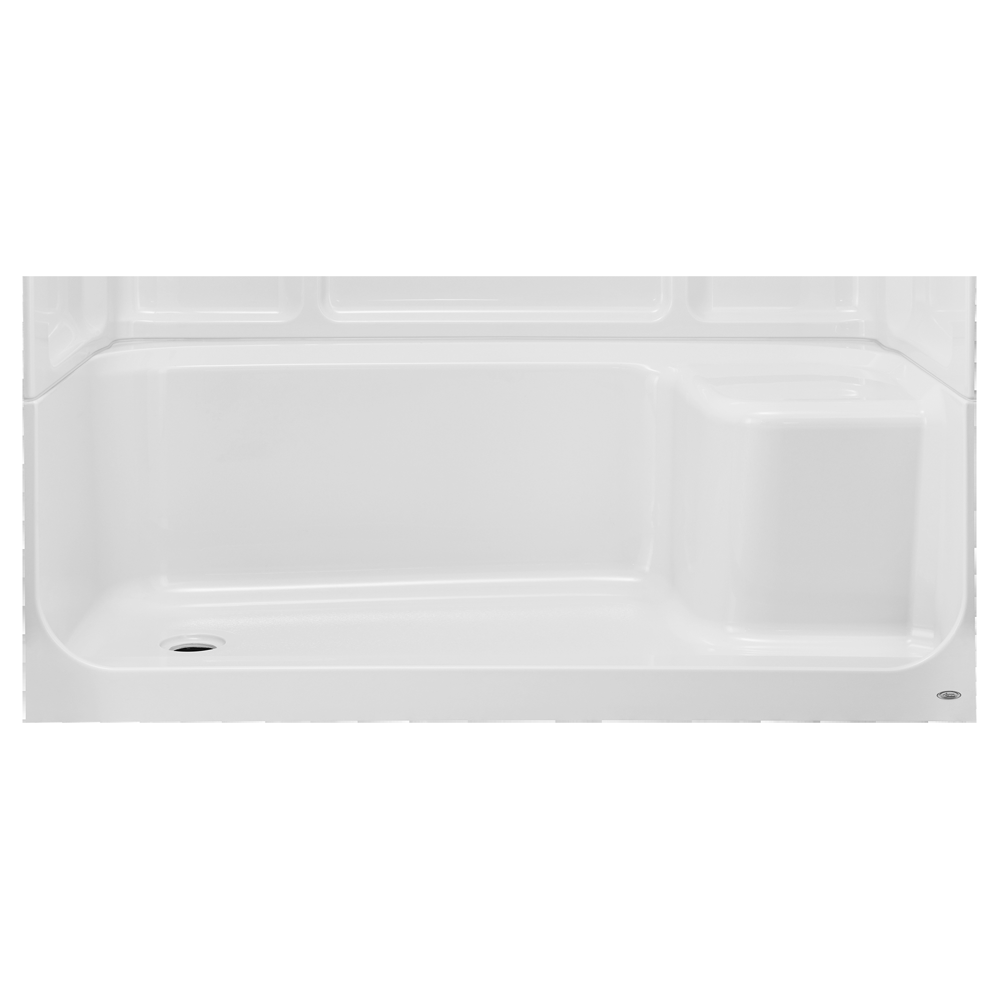 Elevate Seated Shower Base | Left Hand Drain Outlet ...