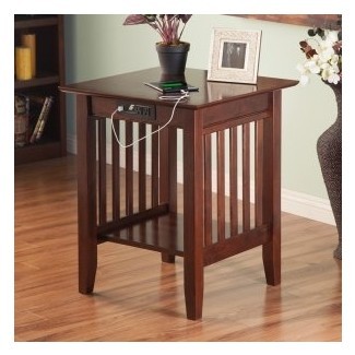 End Tables & Side Tables with Charging Station | Hayneedle
