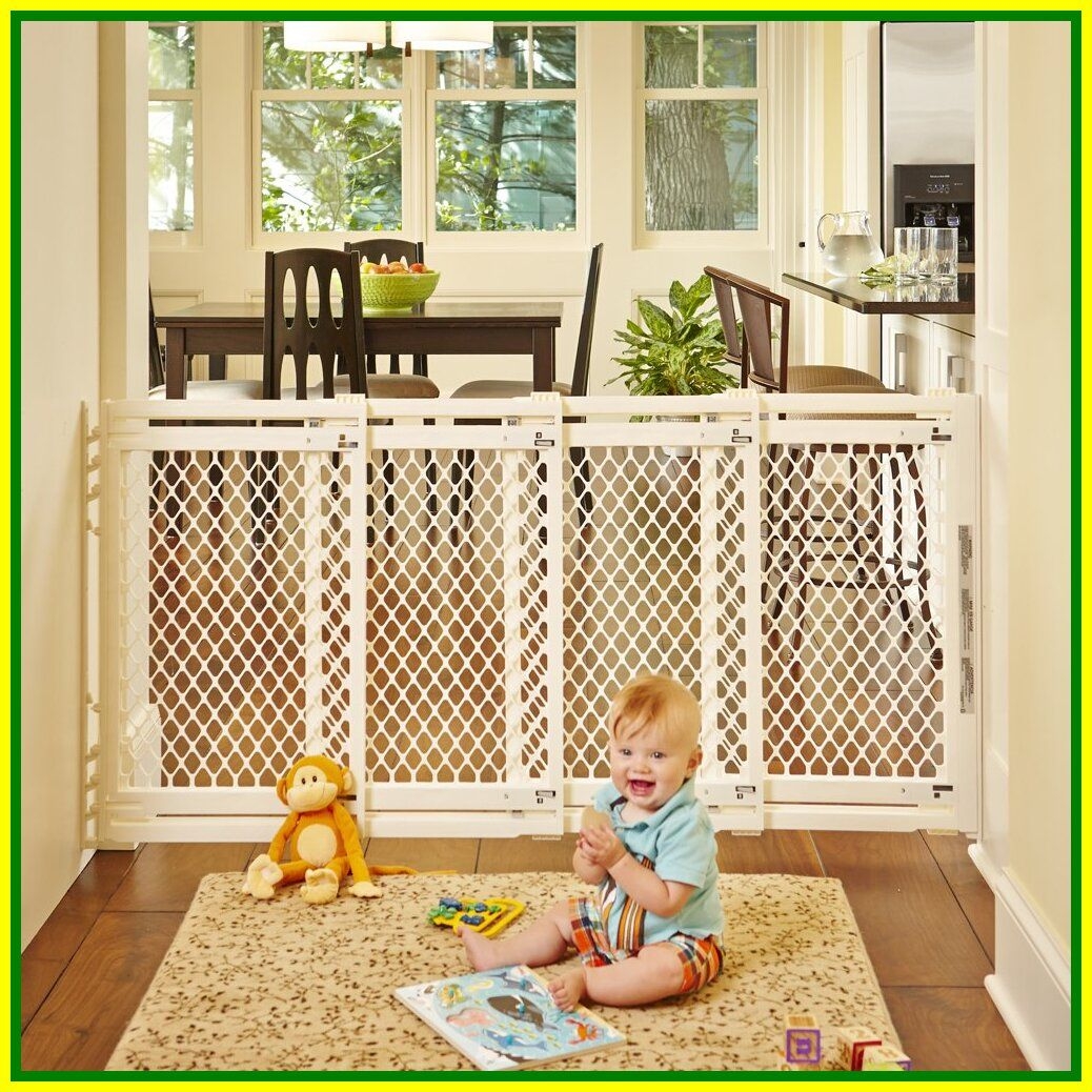 97cm-103cm Safetots Extra Wide Hallway Baby Child Safety Stair Gate White 