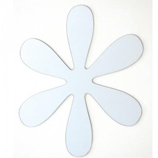 Flower Peel and Stick Mirror Wall Decal -