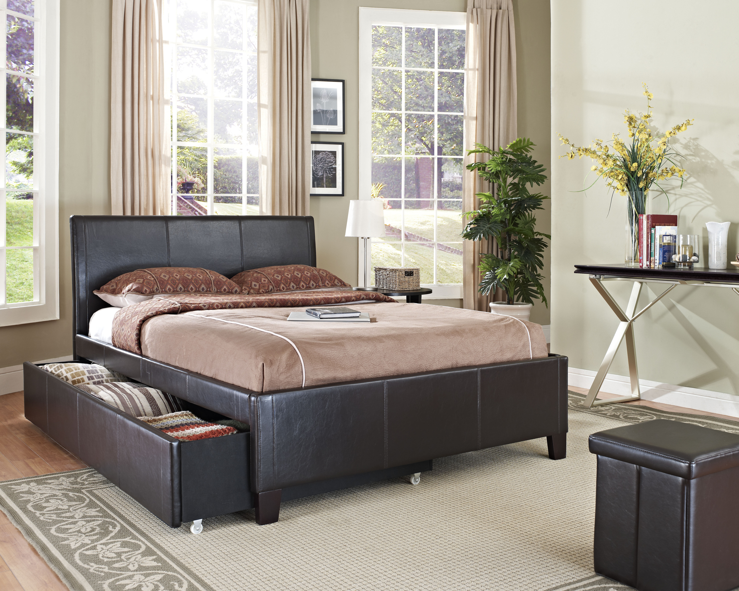 Full Brown Trundle Bed by Standard Furniture | Wolf and