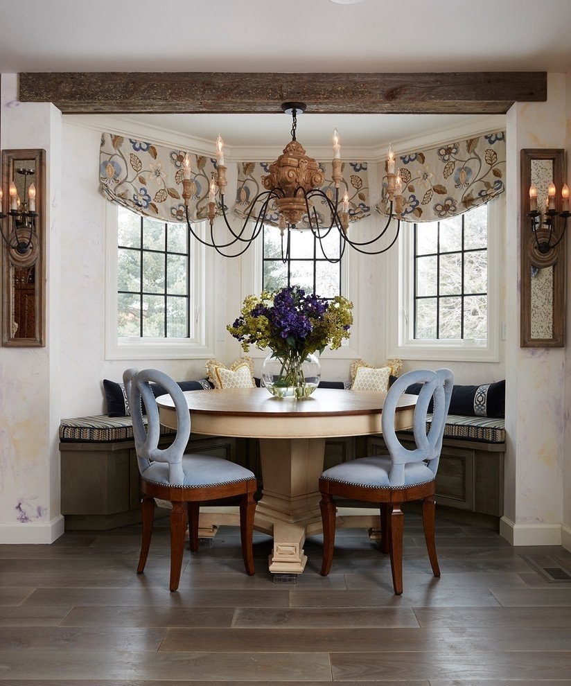 Curtains For Bay Windows In Dining Room   VisualHunt