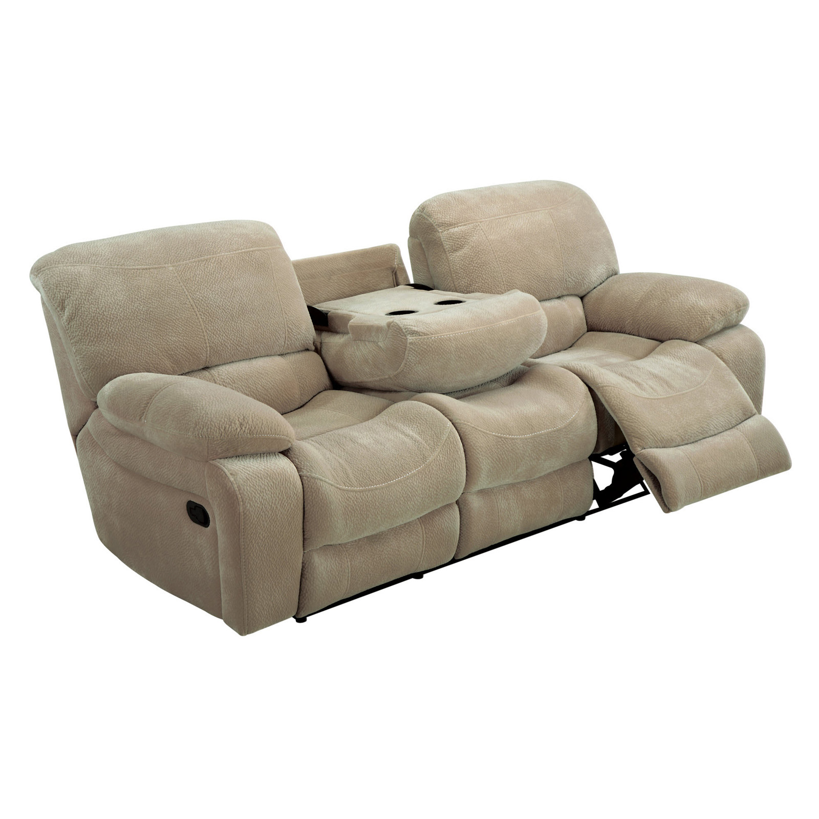 loveseat with fold down console