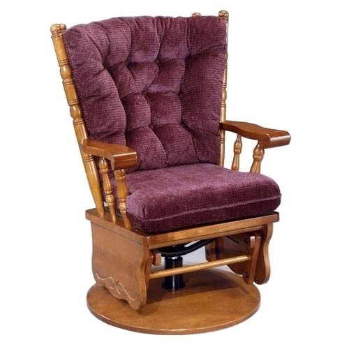 amish four post glider rocker replacement cushions