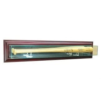 GLASS WALL MOUNT BASEBALL BAT DISPLAY CASE WITH UV ...