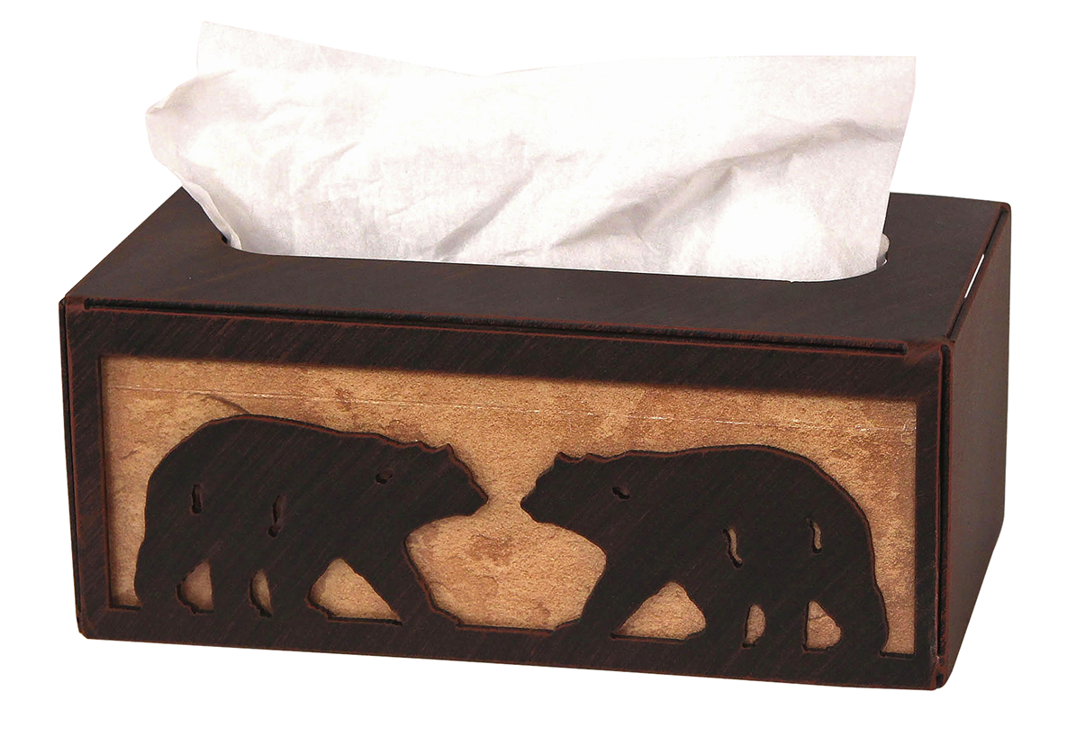 Glynis Bear Rectangular Tissue Box Cover