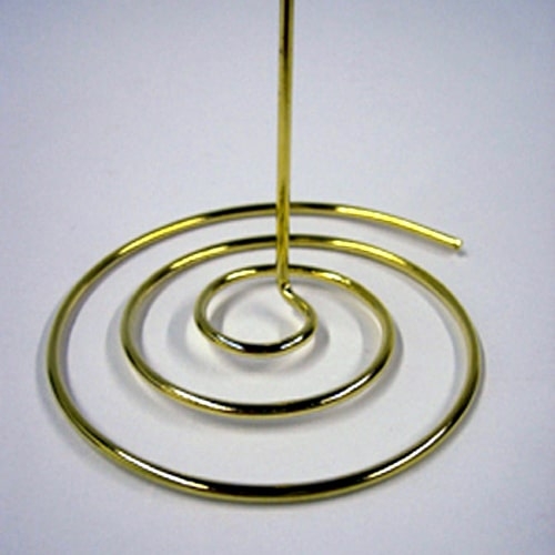 Gold Heart Swirl Table Number Holders - Choice of Pack