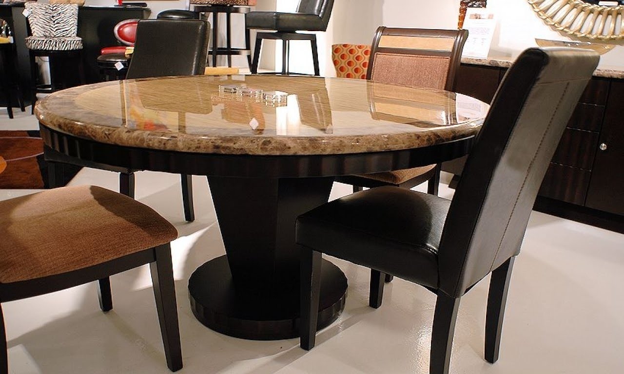 60 Round Glass Dining Table Set Glass Designs