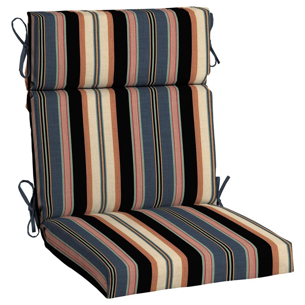 Ballard Designs FAST DRY Highback Chair outdoor Cushion Sunbrella 18x21 brown 