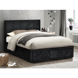 Hannover Fabric Ottoman King Size Bed