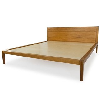 Solid Platform Bed No Slats Visualhunt, Flat Bottom Bed Frame Full Length