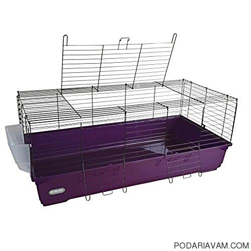 HERITAGE RABBIT 120CM PURPLE LARGE INDOOR CAGE GUINEA PIG ...