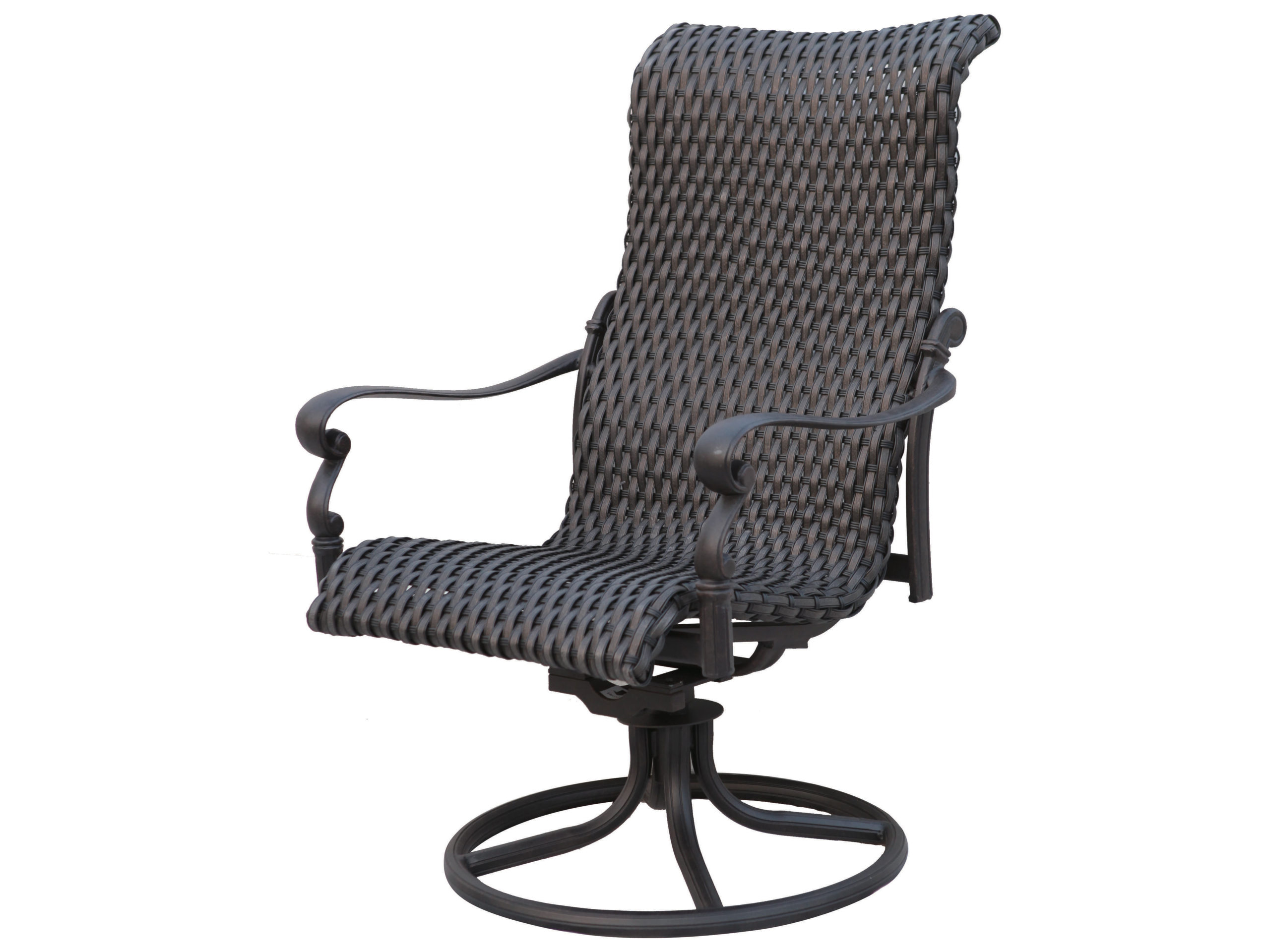 black high back outdoor chairs