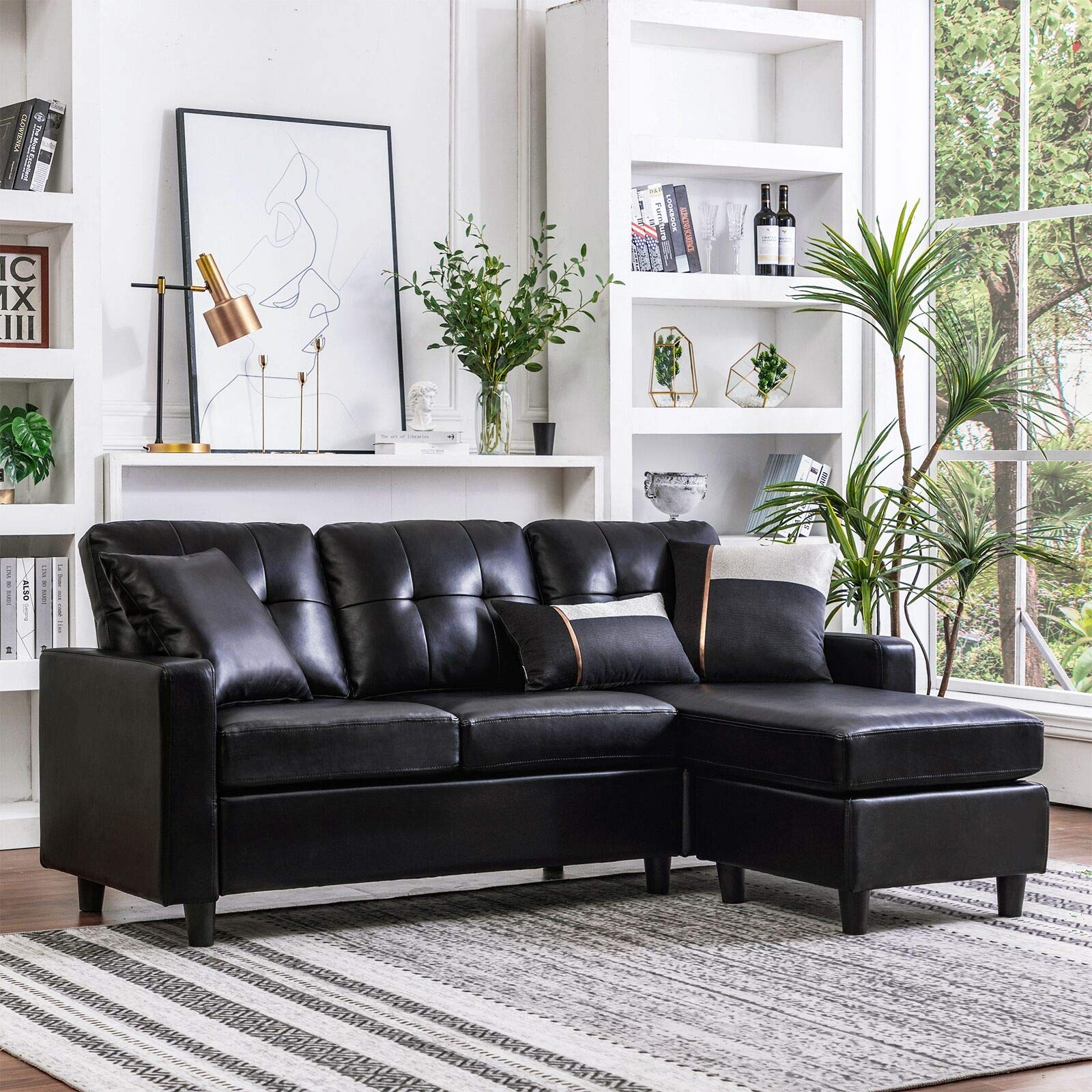 Small Couches For Spaces You Ll, Sectional Leather Sofas For Small Spaces