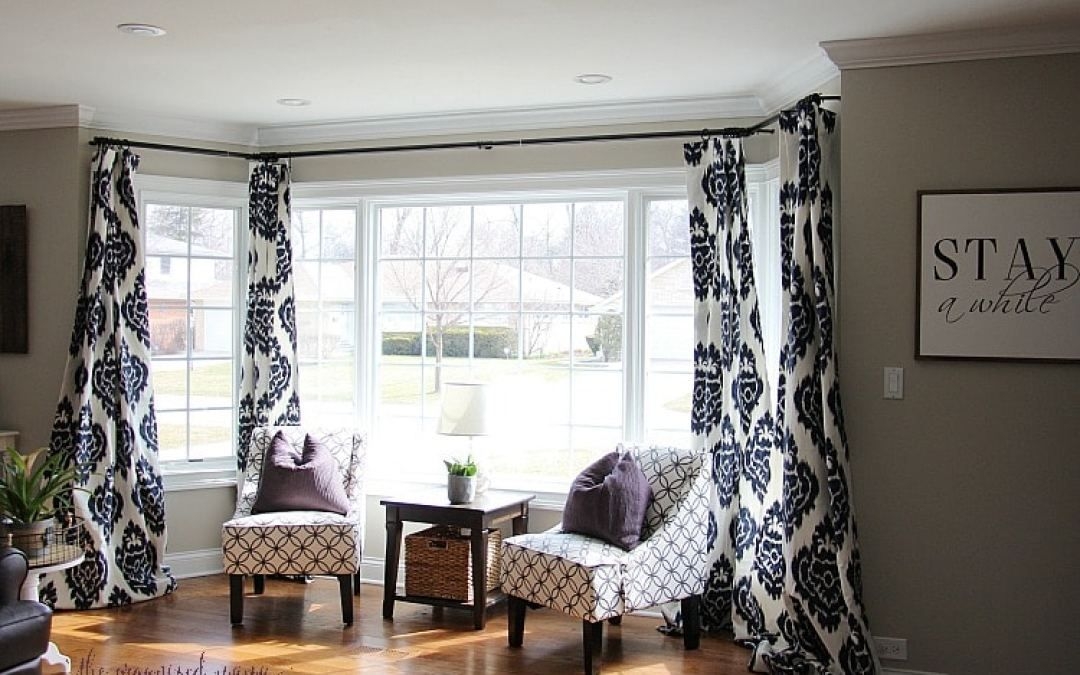 Curtains For Bay Windows Visualhunt, Can You Put Curtains On A Bay Window