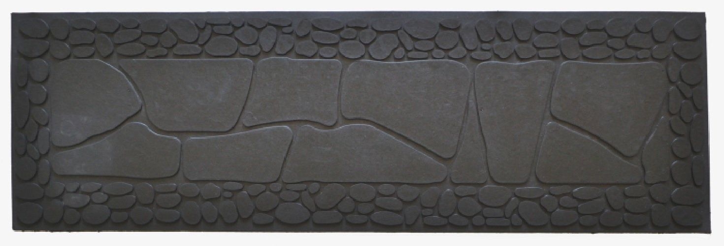 Imports Decor Stone Rubber Step Mat, 33" by 10" by 1/4"