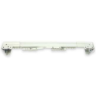 Ivory Heavy Duty Center Open Traverse Curtain Rod 66-120 ...