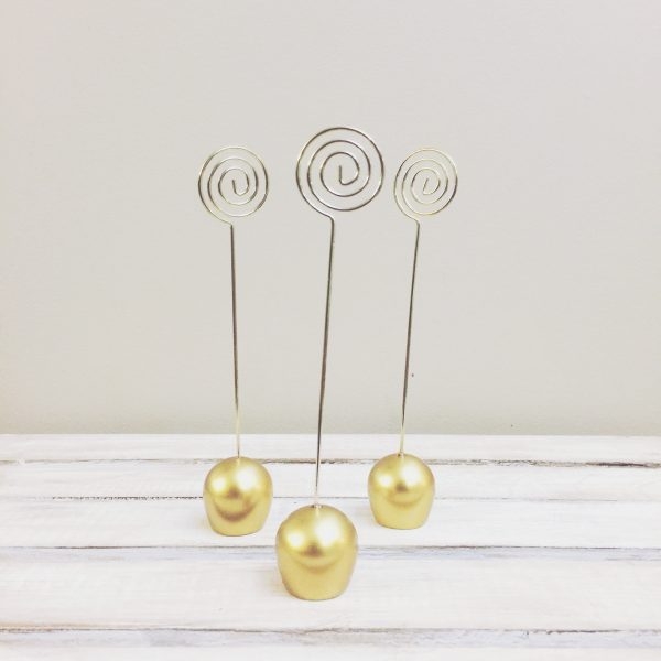 Jaclyn Gold Card Holder Table Number Holder Rental ...