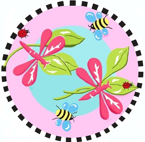 Jade Reynolds Dragonfly Kids Rug