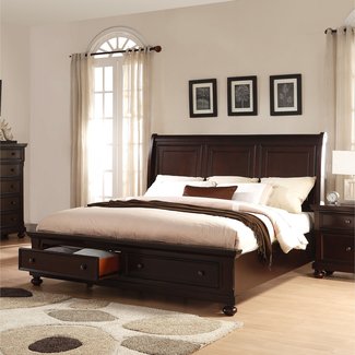 Jaimes Storage Platform Bed