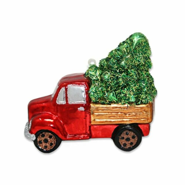 Red Truck With Christmas Tree - VisualHunt