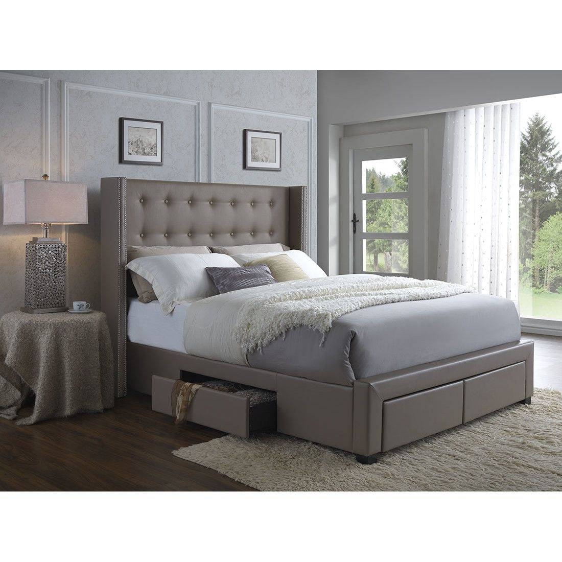 Queen Bed With Storage Drawers Underneath Hotsell, 57% OFF |  www.ingeniovirtual.com