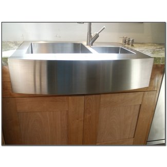 Kitchen: Convenient Cleaning With Stainless Steel Farm ...