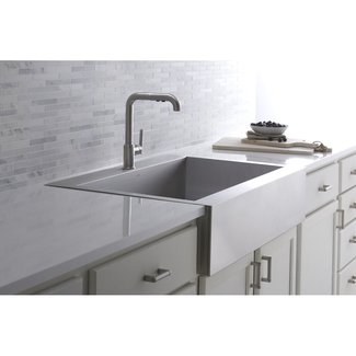 Kohler Vault Top-Mount Single-Bowl Stainless Steel Kitchen ...